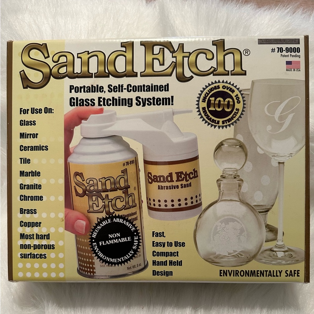 Sand Etch Portable, Self-Contained Class Etching System